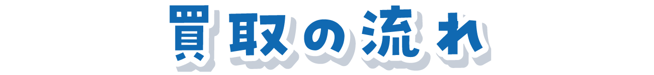 買取の流れ